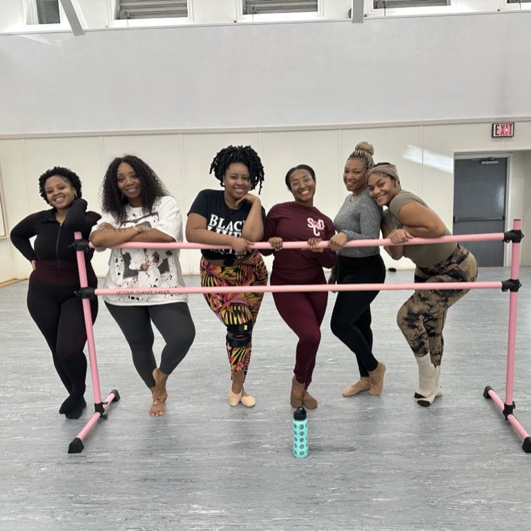 Second Chance Dancers Relaxing After A Class