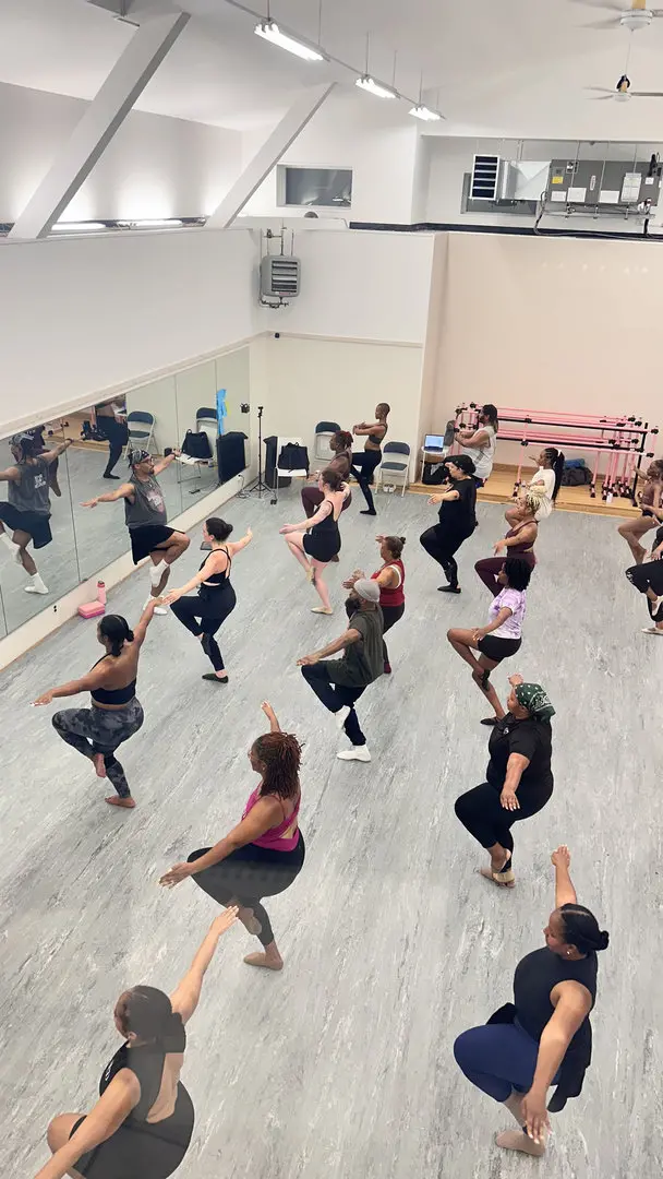 Second Chance Dance Returning Dancers Participating In Class